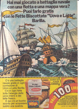 D1a - FETTE BISCOTTATE BARILLA Sconto 100 Lire - Pubblicita Advertising Anni 60