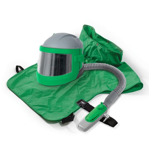 Casco soffiatore respiratore - casco,