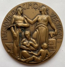 Medaglia I Centenario Banca Cassa di Risparmio di Roma 1836 1936