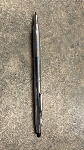 Ballpoint silver cross pen - silver,