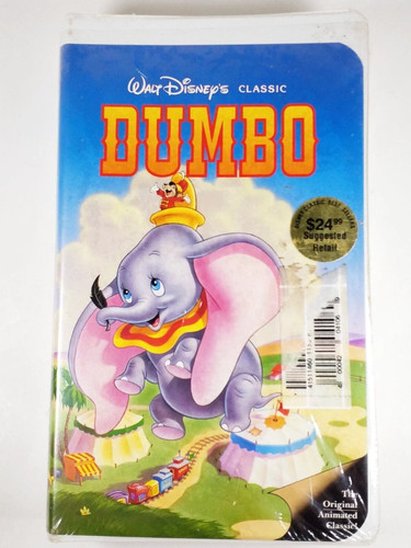 Walt disney dumbo vhs black - walt,