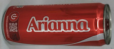 Coca-Cola Zero lattina Nome ARIANNA limited edition Italia 33cl piena