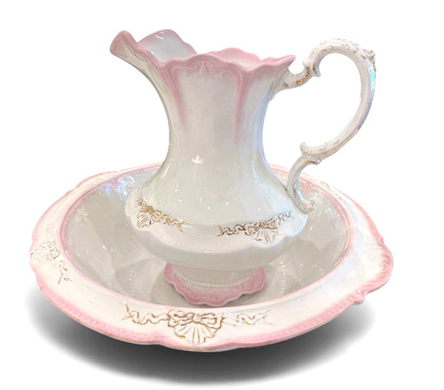 Antico set lavabo brocca - , wh
