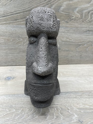 Scultura totem moai rock lava - rock,