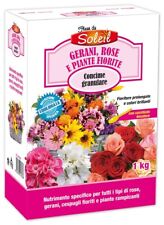 CONCIME GRANULARE GERANI, ROSE E PIANTE FIORITE Kg 1
