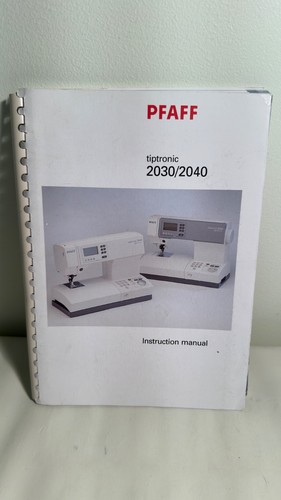 Libretto istruzioni pfaff - istruzioni,