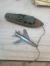 Barca Motoscafo E Aereo Vintage Anni 50, 60