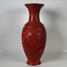 Vaso vintage cinese lacca