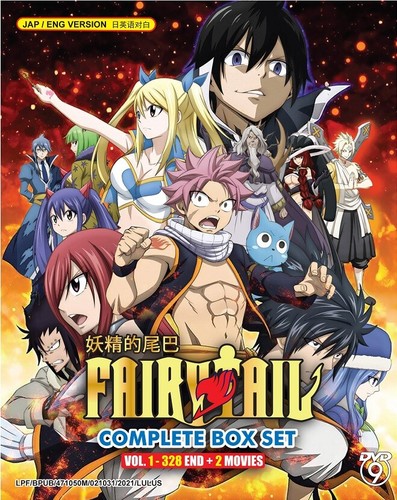Dvd anime fairy tail serie - anime,