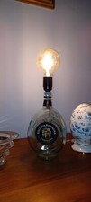 Lampada arredo bottiglia vecchia romagna 1,5L attacco E27 modernariato lume