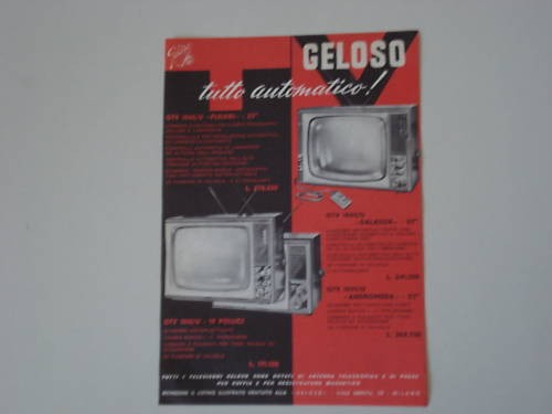 Advertising pubblicità 1962 - advertising,