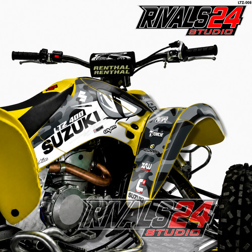 Ltz 400 suzuki wrap graphics - suzuki,