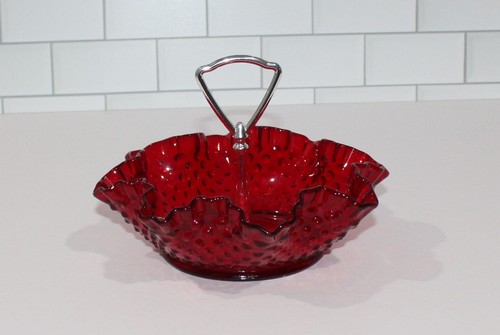 Fenton piatto caramelle - piatto, rosso