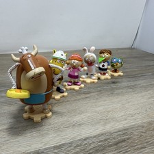 TICKETY TOC FIGURE LOT of 6 - Tommy Tallulah Hopparoo McCoggins Madame - Nick Jr