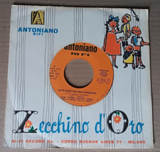 Vinile 45 giri 18° ZECCHINO D'ORO - Sette note per una favoletta 1976 Ex-/Ex-