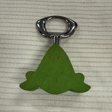 Apribottiglie Legnomagia Italy Rana Verde in Legno Massello