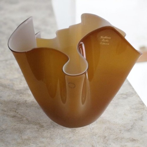 Venini vaso fazzoletto grande - venini,