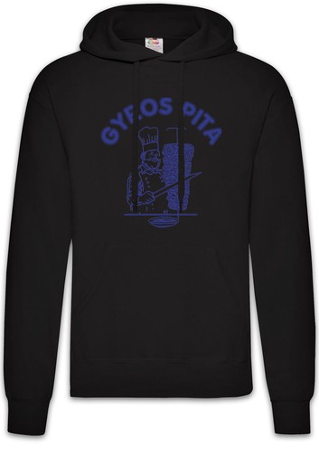 Felpa con cappuccio uomo gyros - felpa,