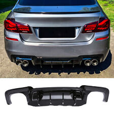 Diffusore posteriore diffusore 4 tubi adatto per BMW Serie 5 F10 F11 Sport Look tutto nero