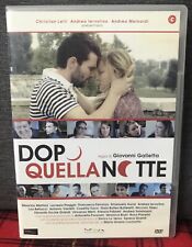 Dopo Quella Notte DVD Giovanni Galletta Mattioli Cucinotta Ex Noleggio Come Foto