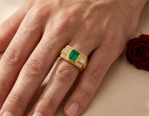 Anello uomo oro - da,