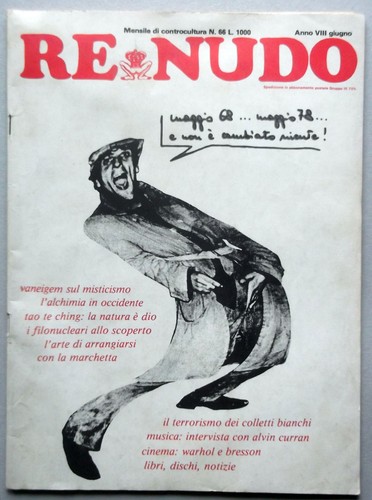 Controcultura nudo - controcultura-, re