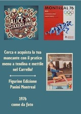 Figurina Panini 1976 Olimpiadi Montreal 76 da bustina scelta a tendina 1-160