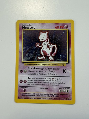 Pokémon mewtwo 102 rara - 10/102,