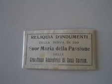 ANTICA RELIQUIA D'INDUMENTI
