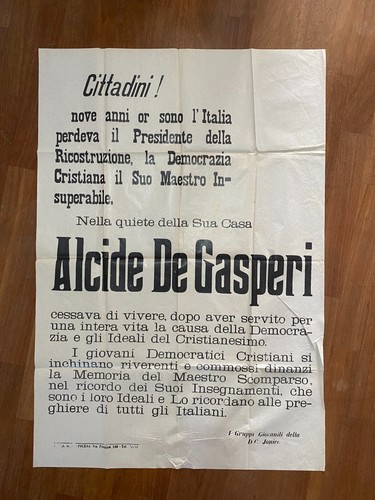 Manifesto poster alcide - manifesto,poster,alcide, de