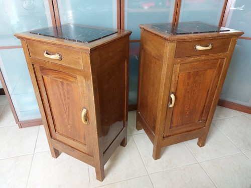 Coppia comodini antichi anni - coppia,