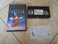 Vhs Fantasia Walt Disney Con Cartolina 1991