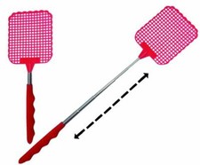 PALETTA MOSCHE ABBATTIMOSCHE AMAZZA MOSCHE MANICO TELESCOPICO 26-72cm VIGOR