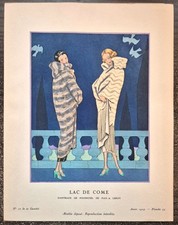 George BARBIER "Lac de Côme"