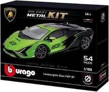 Burago 926594 Model Kit Lamborghini Sian FKP 37 Scala 1:18 Colore Verde Die Cast