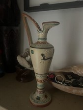 Anfora Piccola  Volpi deruta /anni 50 in  ceramica decorata a mano