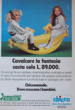 Pubblicità Advertising Werbung Italian Clipping 1991 CHICCO CAVALLI DONDOLO.