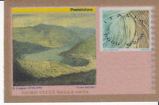 REPUBBLICA 2003 - COMO CITTA' DELLA SETA FRANCOBUSTA EURO 2,58 FACCIALE NON TIMB