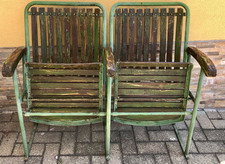 Sedie Cinema Doppie in Legno Vintage