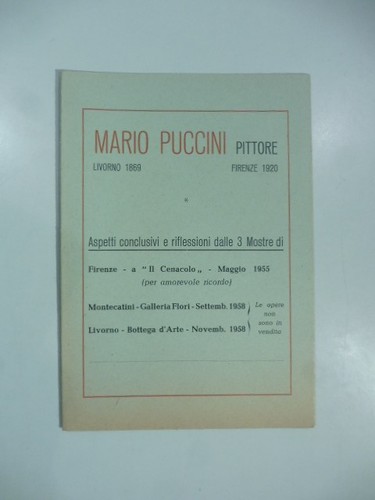 Mario puccini pittore - mario,