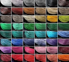 Inwaria Cinturino Pelle Ø 1/2/3 MM Vacchetta Rotondo Cavo Cuoio Band, 5 Metro -