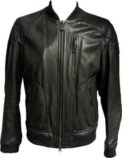Belstaff giacca pelle nera - belstaff, di