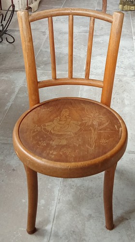 Ancienne petite chaise enfant - ancienne,