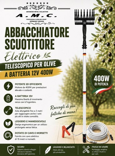 Abbacchiatore olive scuotitore - abbacchiatore,