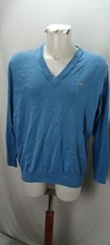 articolo e759 maglione uomo lacoste taglia 5 azzurro veste L , cotone , misure s