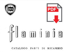 Lancia flaminia parts catalog - parts,