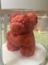 Candele a forma di orso grande con cuore misura 14 cm regalo san valentino amore