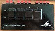 MONACOR SPS-40 S Interruttore per 4 Altoparlanti 4-Way Altoparlante Switch Box