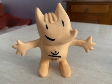 Pupazzo mascotte in gomma dura Cobi Olimpiadi Barcellona 1992 Comandi collezione