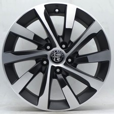 4 cerchi lega alfa romeo giulietta r16 nero opaco diamantato lt005809